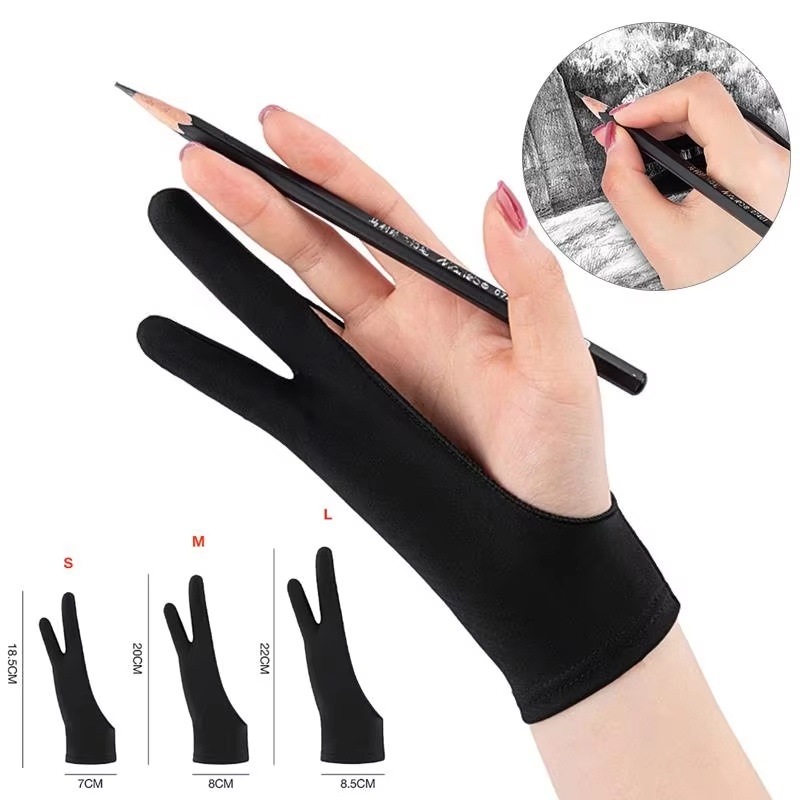 Touchscreen Glove Capacitive - Guantes de dibujo de dos dedos