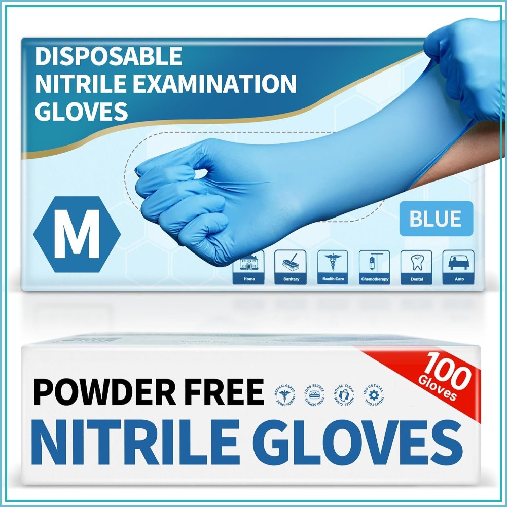 Exam Glove Nitrile - Guantes de Examen Desechables de Nitrilo