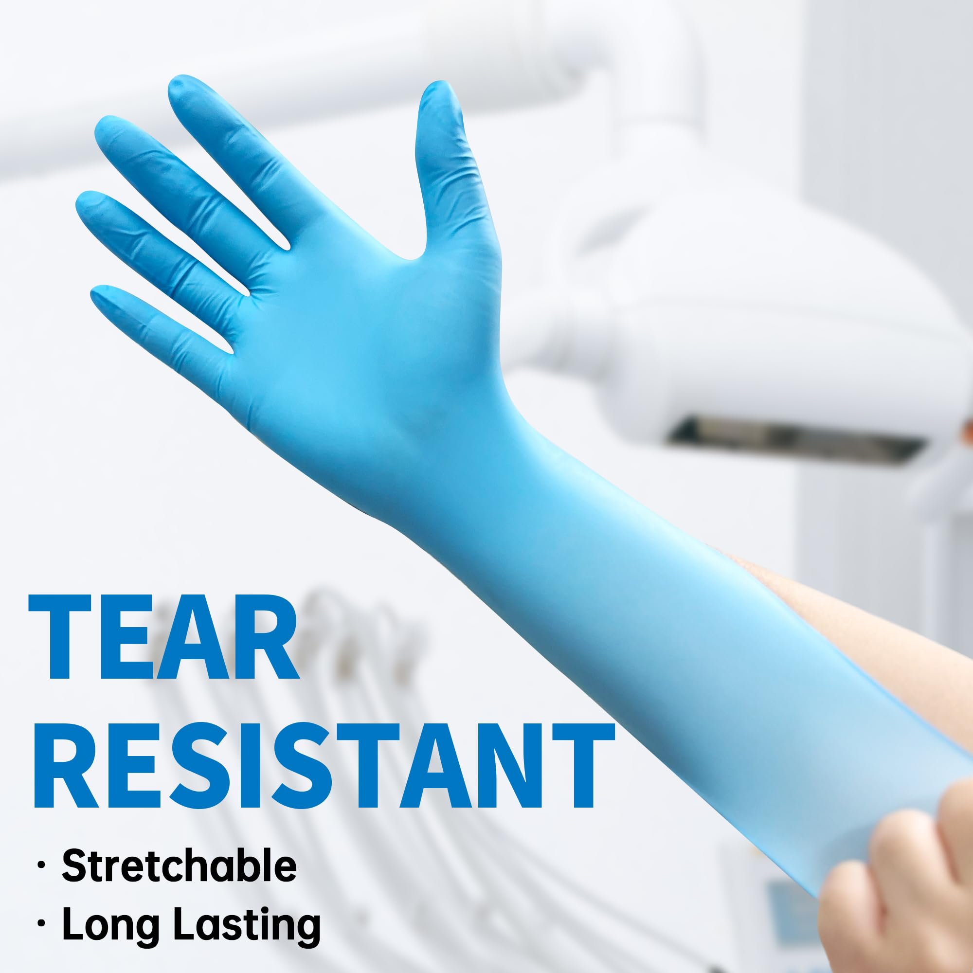 Exam Glove Nitrile - Guantes de examen desechables de nitrilo