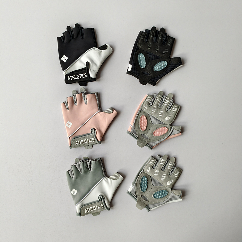 Cycling Glove Padded - Guantes de medio dedo para mujer,