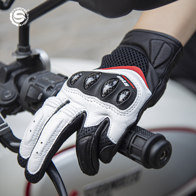 Motorcycle Glove Knuckle - Guantes de Motocicleta para Mujer STAR