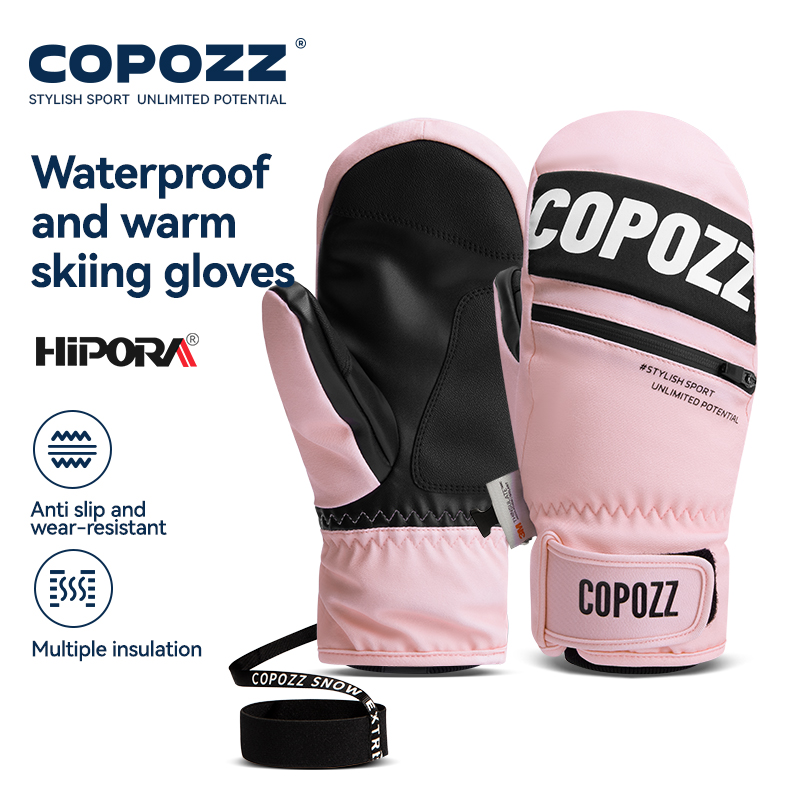 Ski Glove Waterproof - COPOZZ 3M Thinsulate Guantes de esquí