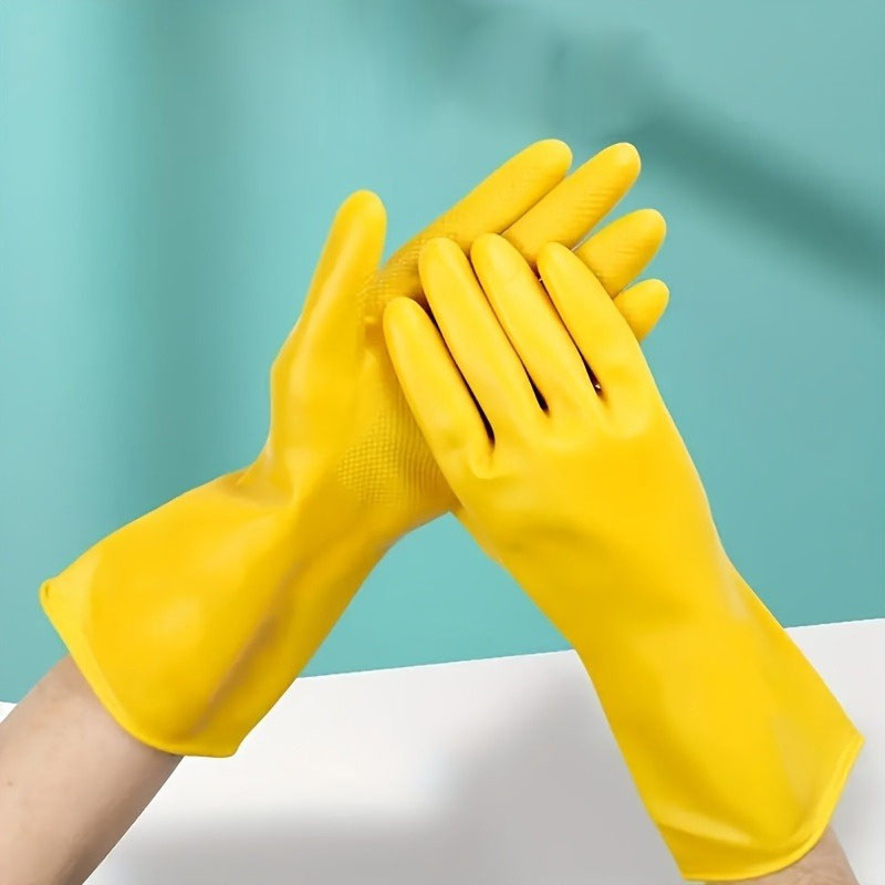Dish Glove Rubber - 1 Par (2 Piezas) de Guantes