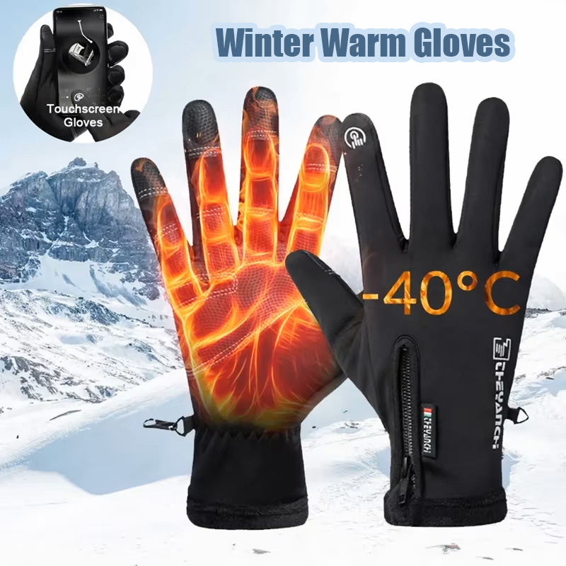 Ski Glove Waterproof - Guantes de Invierno Impermeables, Térmicos, con