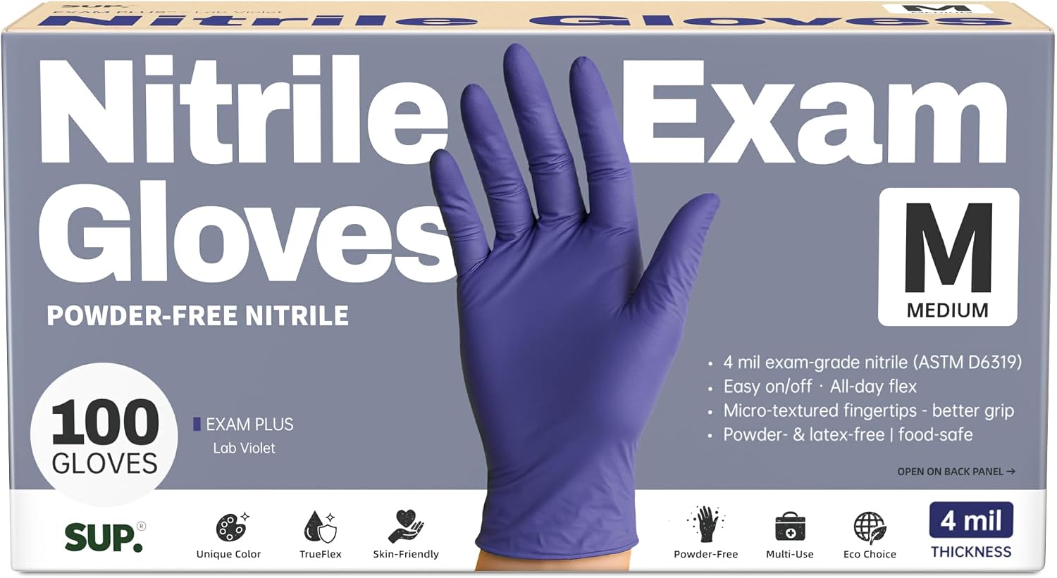 Rubber Glove Cleaning - Guantes de Nitrilo Desechables, 100/1000 Unidades,