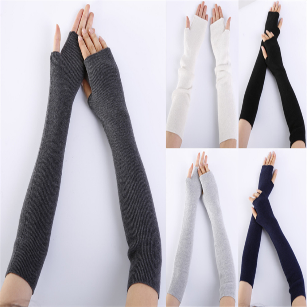 Fingerless Glove Knit - Guantes sin dedos Unisex para hombre