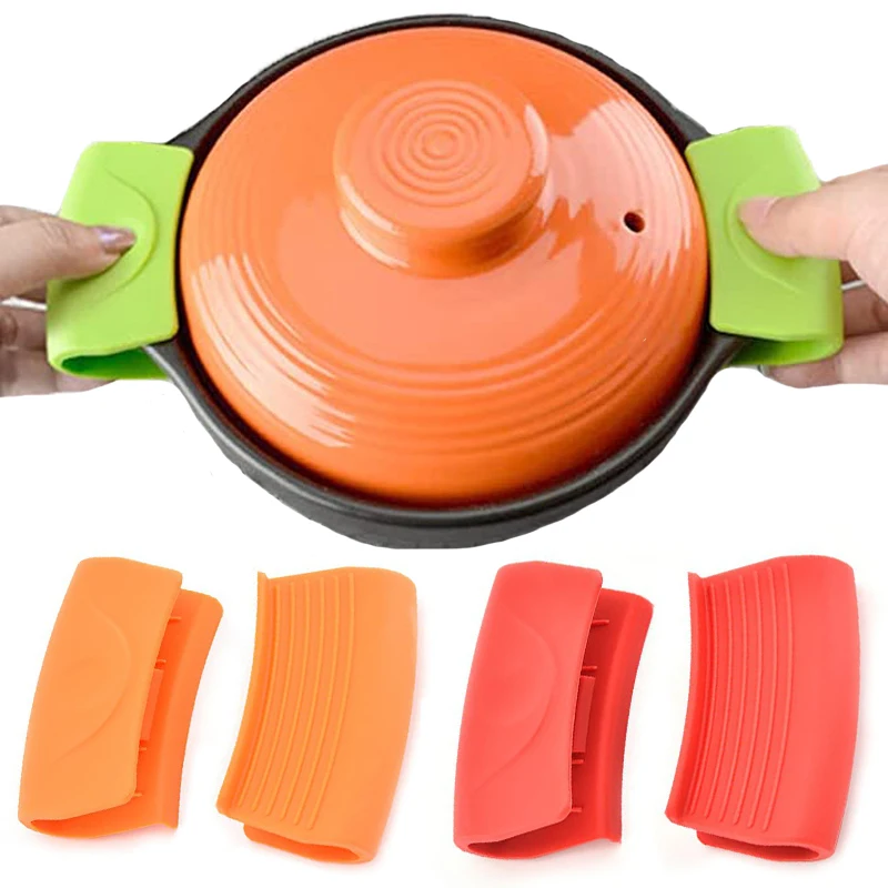 Oven Mitt Silicone - Guantes de silicona antiadherentes resistentes al