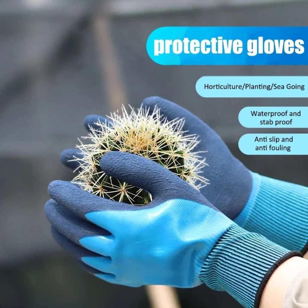 Gardening Glove Waterproof - Guantes de Jardinería Impermeables Anti-Puñaladas y