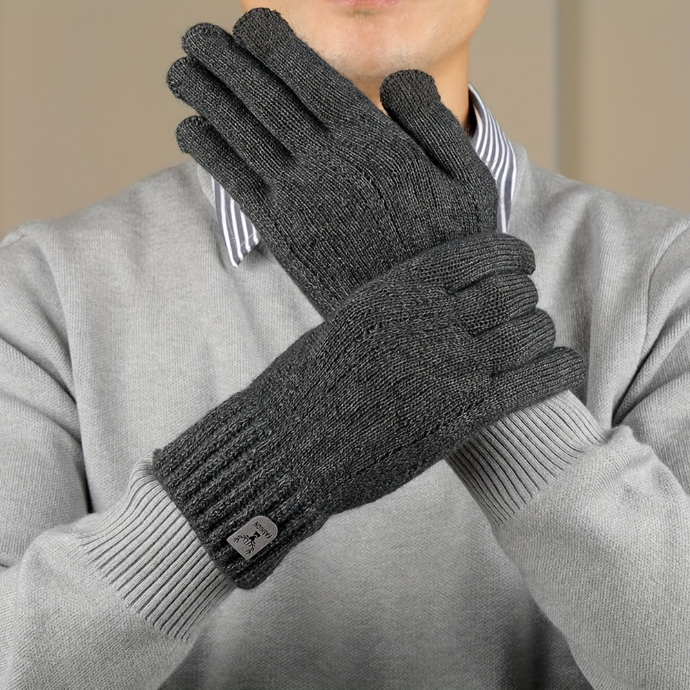 Wool Glove Lined - Guantes Cálidos de Invierno para Mujer,