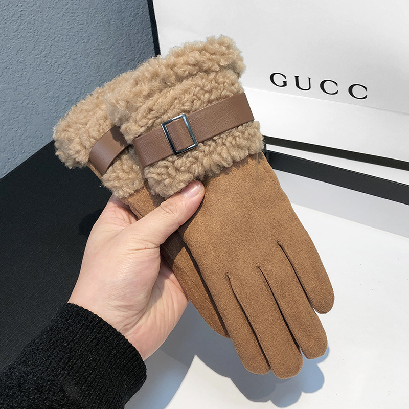 Wool Glove Lined - Guantes de invierno para mujer, guantes