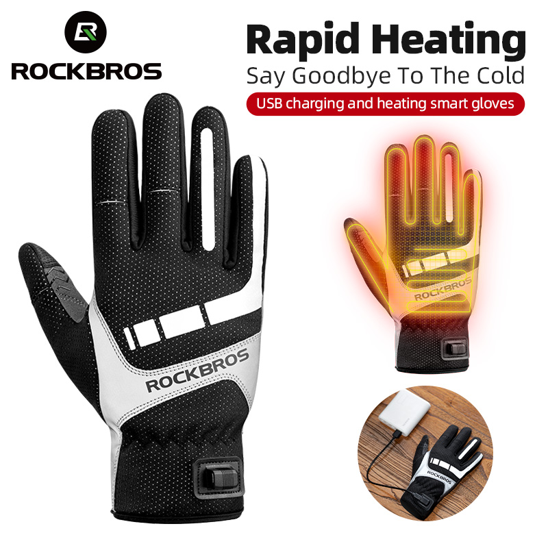 Heat Resistant Glove - ROCKBROS-guante de invierno con calefacción, guantes