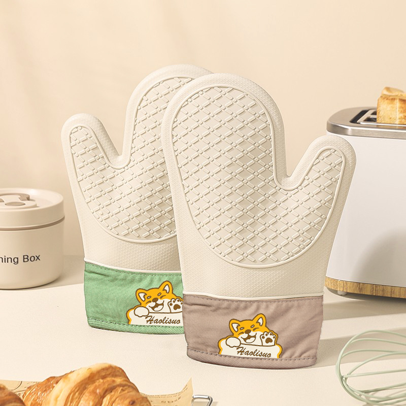 Oven Mitt Silicone - Guantes de silicona resistentes al calor