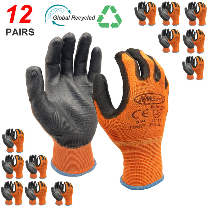 Nitrile Mechanic Glove - NMSafety 12 pares de guantes de