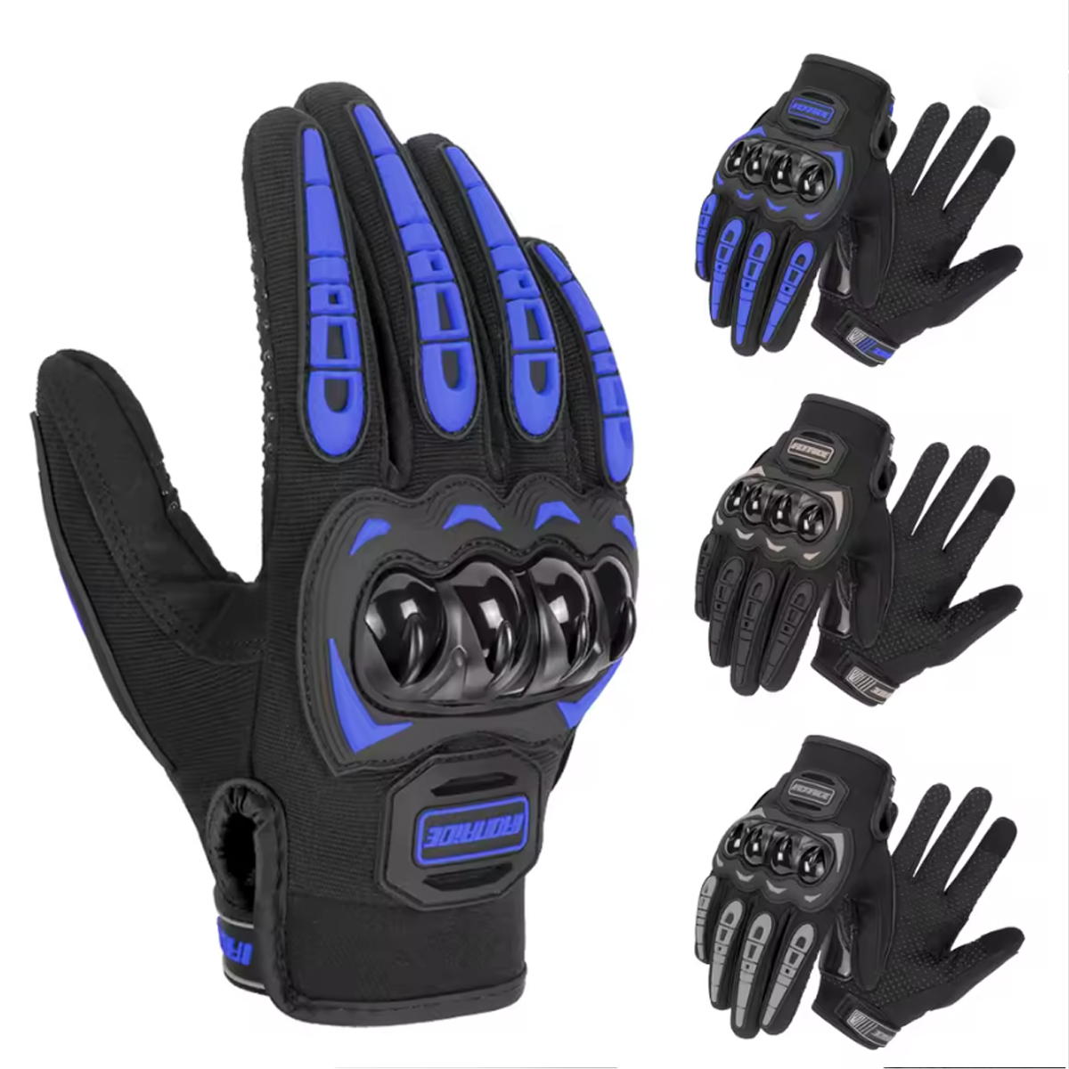 Motorcycle Glove Knuckle - Guantes de Motocicleta para Hombre con