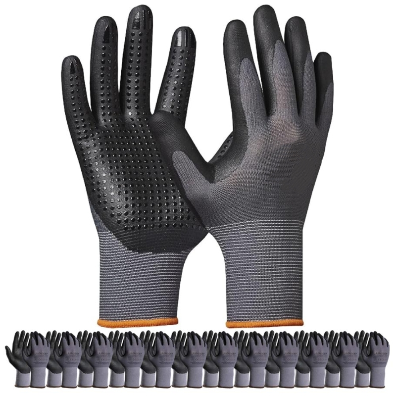 Nitrile Mechanic Glove - Guantes de trabajo de seguridad recubiertos