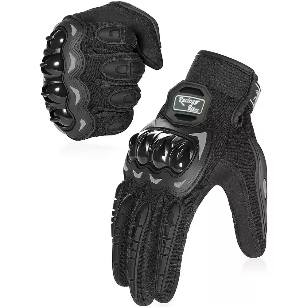 Motorcycle Glove Knuckle - Guantes de motociclismo de verano, transpirables,