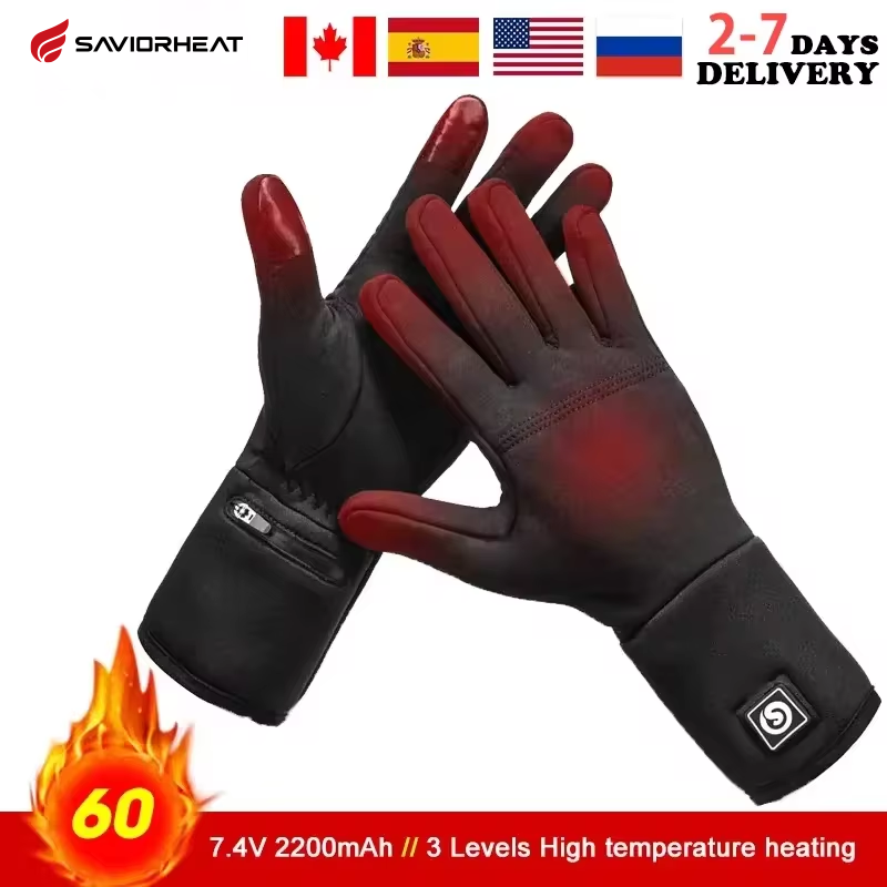 Heat Resistant Glove - Guantes calefactables con forro eléctrico recargable,