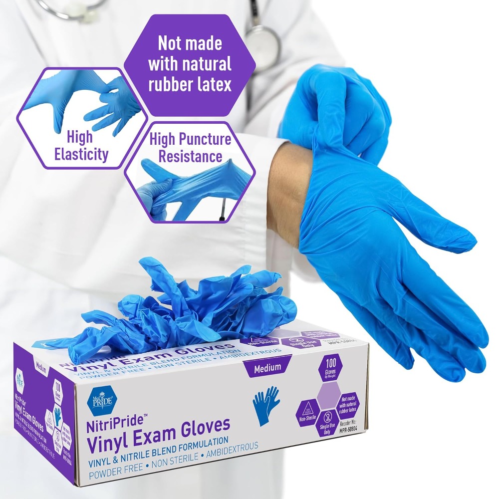 Guantes de Examen de Nitrilo/V - Exam Glove Nitrile reseña y precio