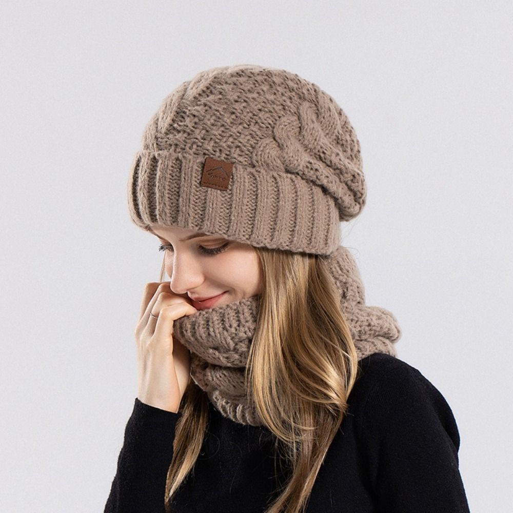 Conjunto de Gorro y Bufanda de - Wool Glove Lined reseña y precio