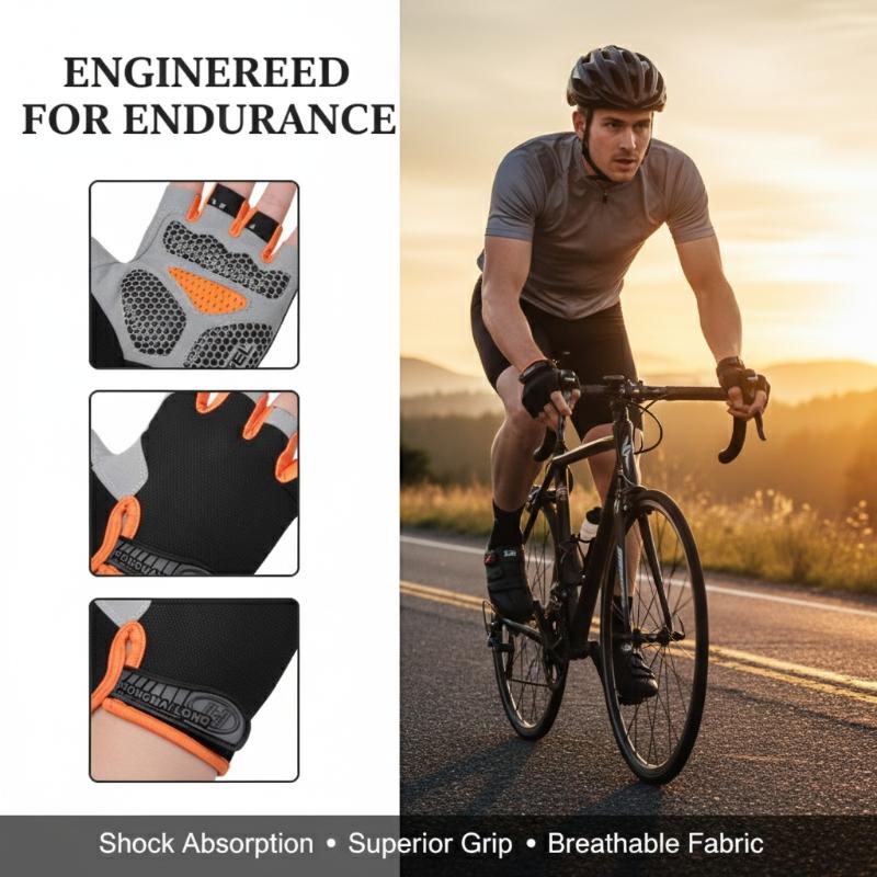 Guantes de ciclismo sin dedos, - Fingerless Glove Knit reseña y precio