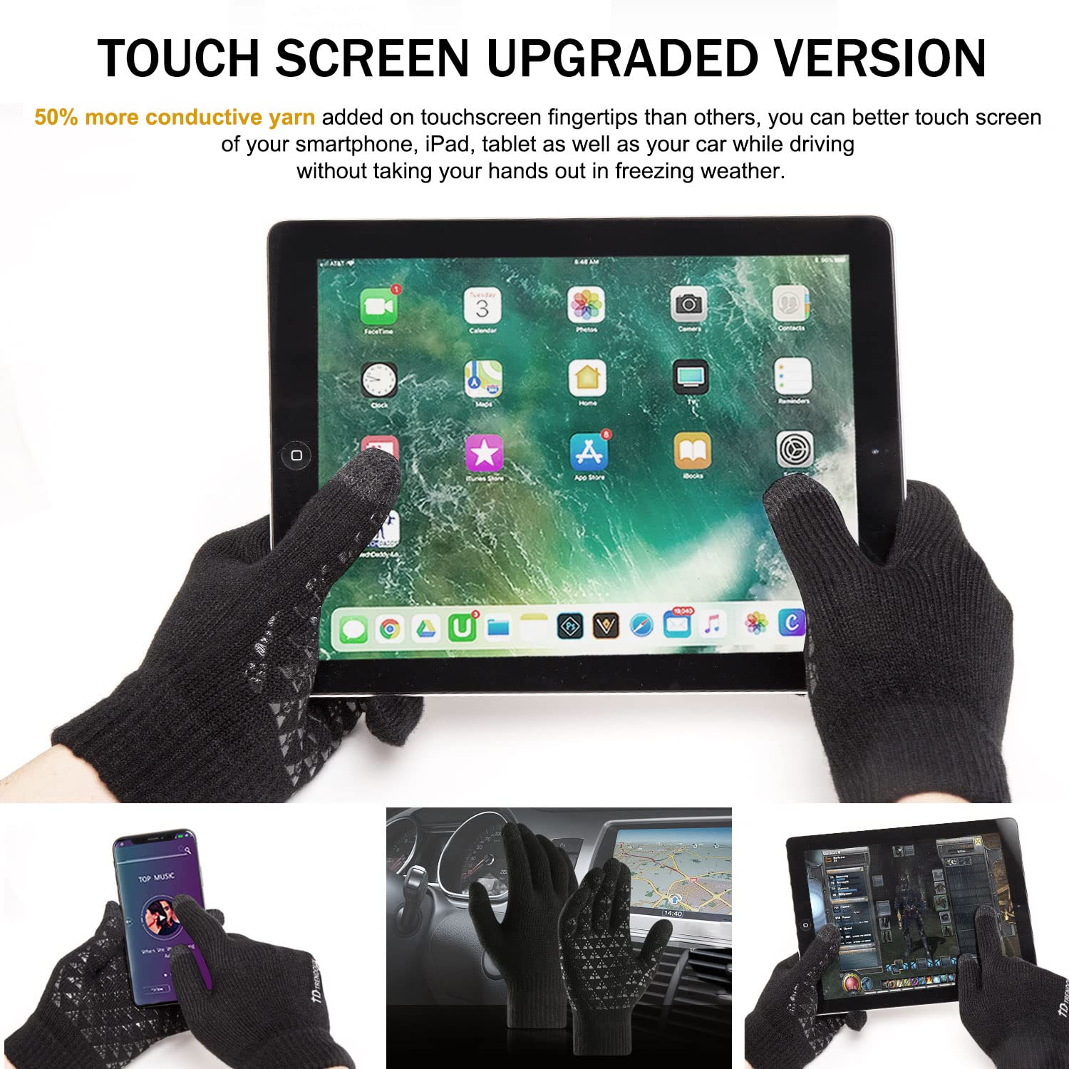 1-5 pares de guantes para corr - Magic Touch Glove reseña y precio