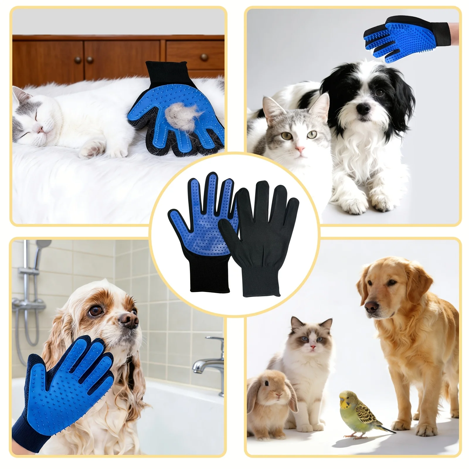 Guantes para mascotas, guantes - Rubber Glove Cleaning reseña y precio