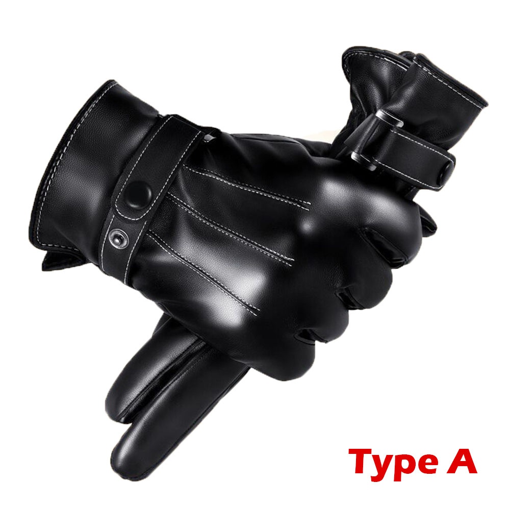 1 par de guantes de invierno c - Leather Driving Glove reseña y precio