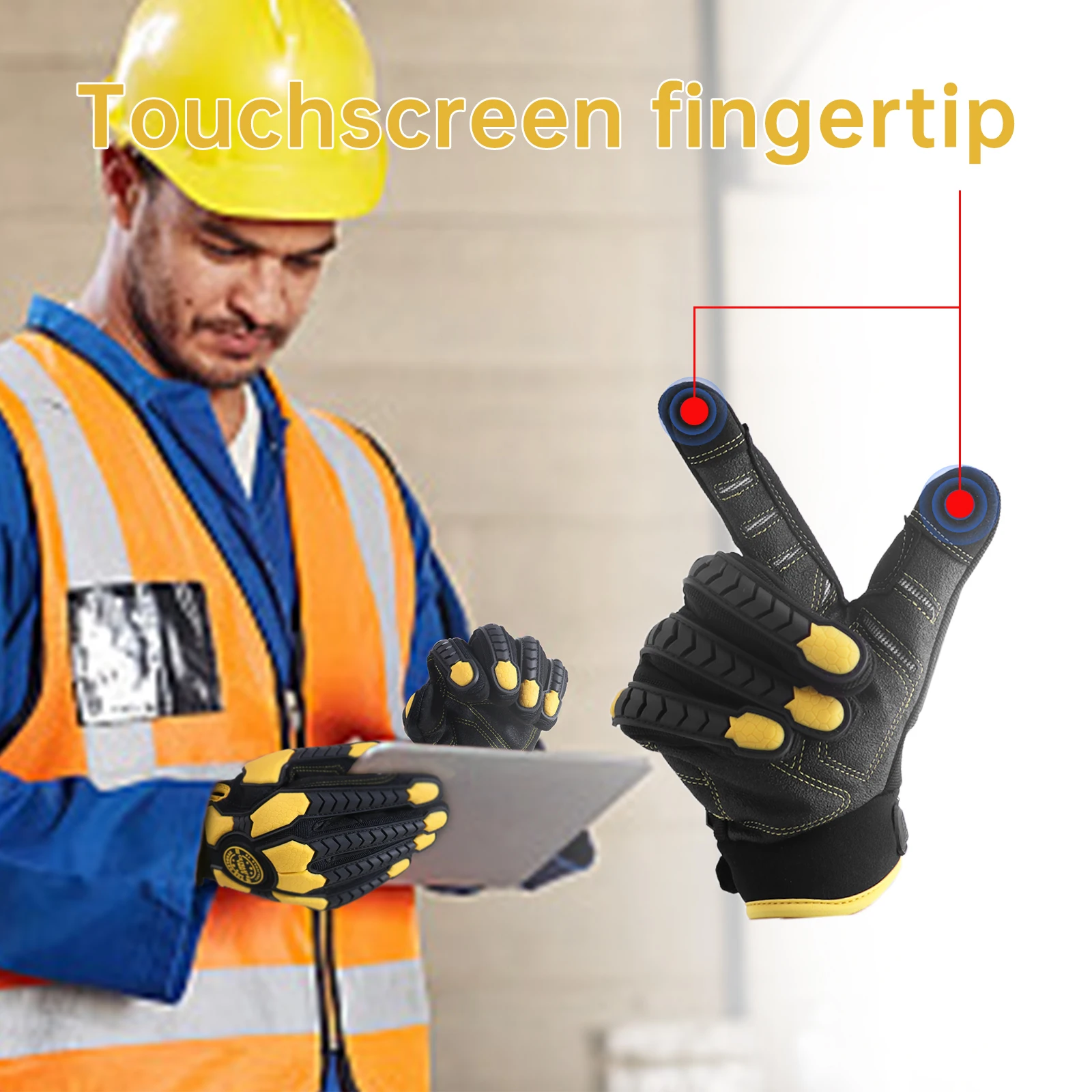 Guantes de Trabajo Resistentes - Work Glove Impact reseña y precio