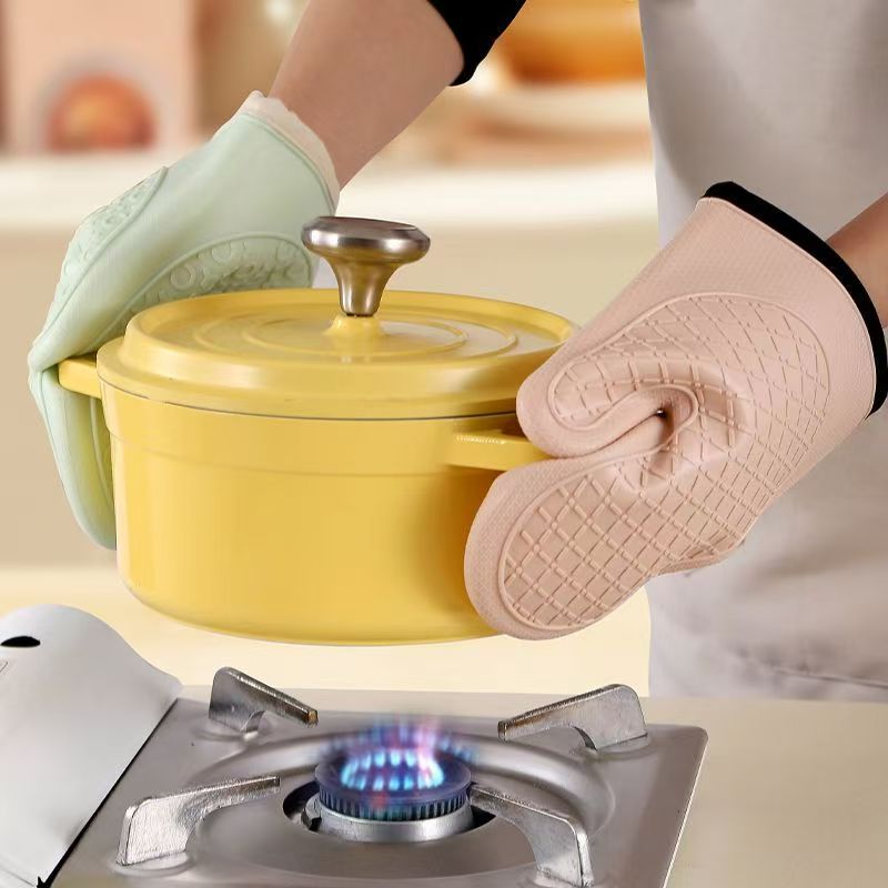 Guantes de aislamiento térmico - Oven Mitt Silicone reseña y precio