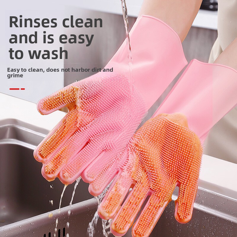Guantes de Silicona para Lavar - Dish Glove Rubber reseña y precio