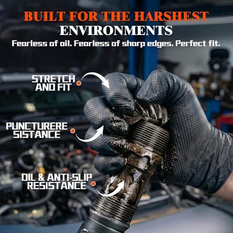 Guantes de Nitrilo Desechables - Rubber Glove Cleaning reseña y precio