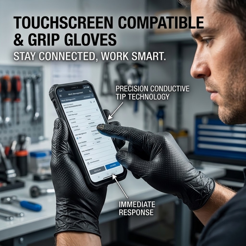 Guantes Industriales de Nitril - Nitrile Mechanic Glove reseña y precio