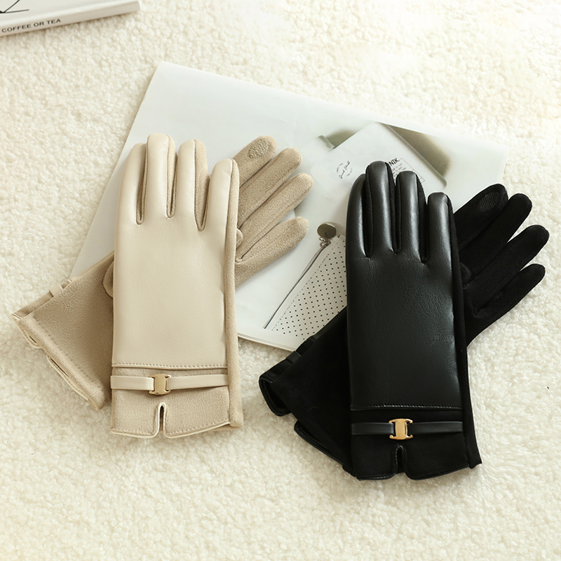 1 par de guantes para mujer en - Leather Driving Glove reseña y precio