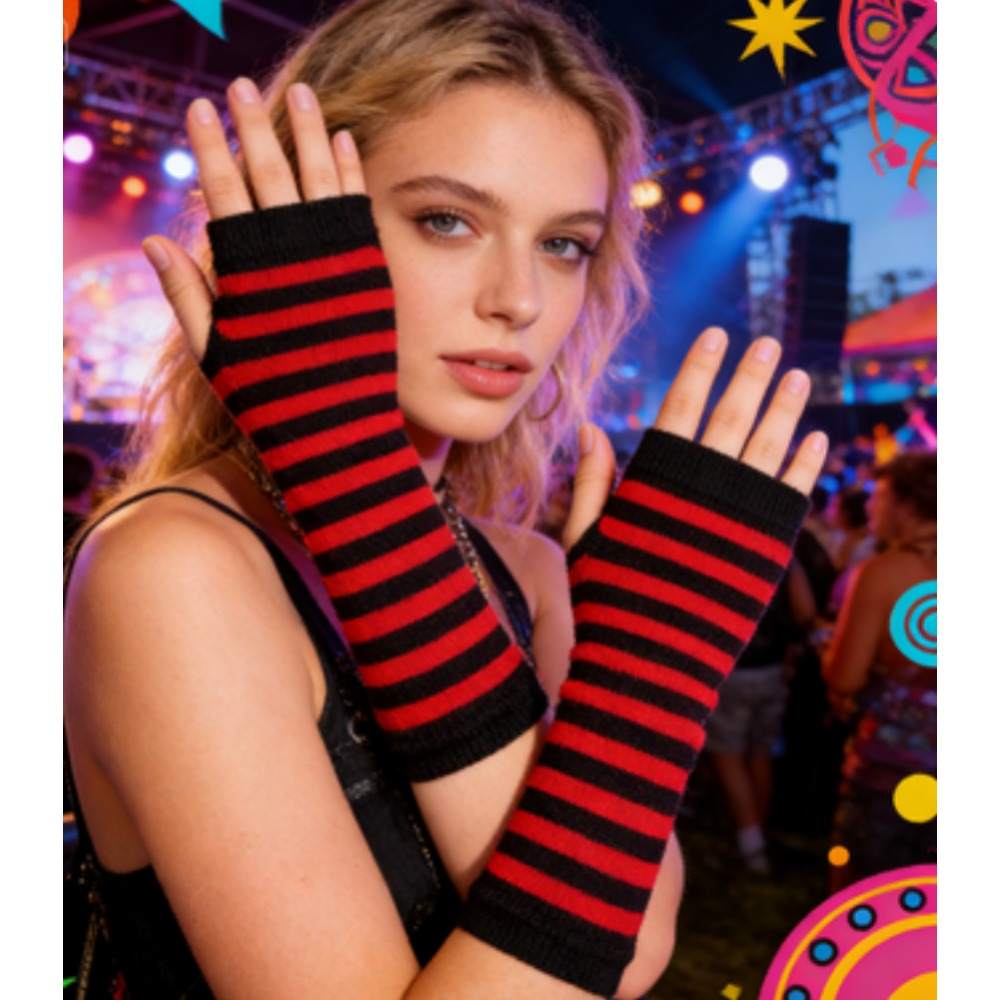 Guantes sin Dedos PESENAR Rojo - Fingerless Glove Knit reseña y precio