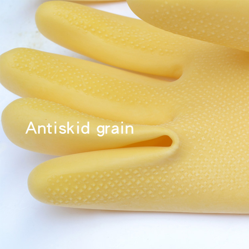 Goma larga y gruesa de látex p - Dish Glove Rubber reseña y precio