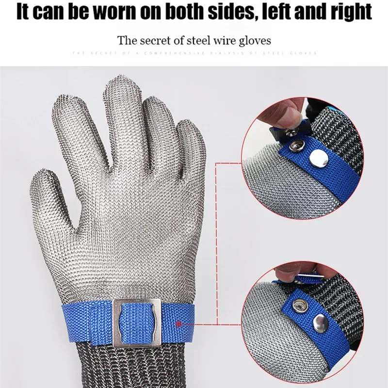 Guantes de acero inoxidable re - Cut Resistant Glove reseña y precio