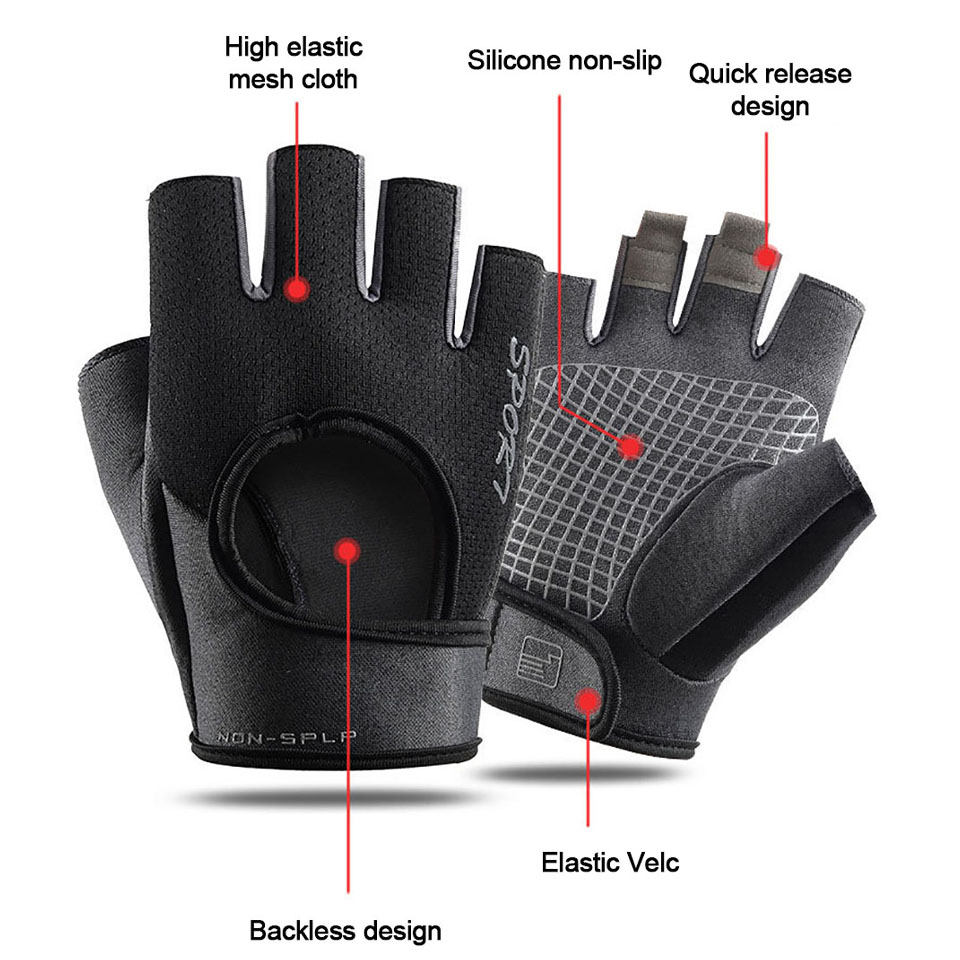 Guantes de medio dedo para dep - Workout Glove Gym reseña y precio