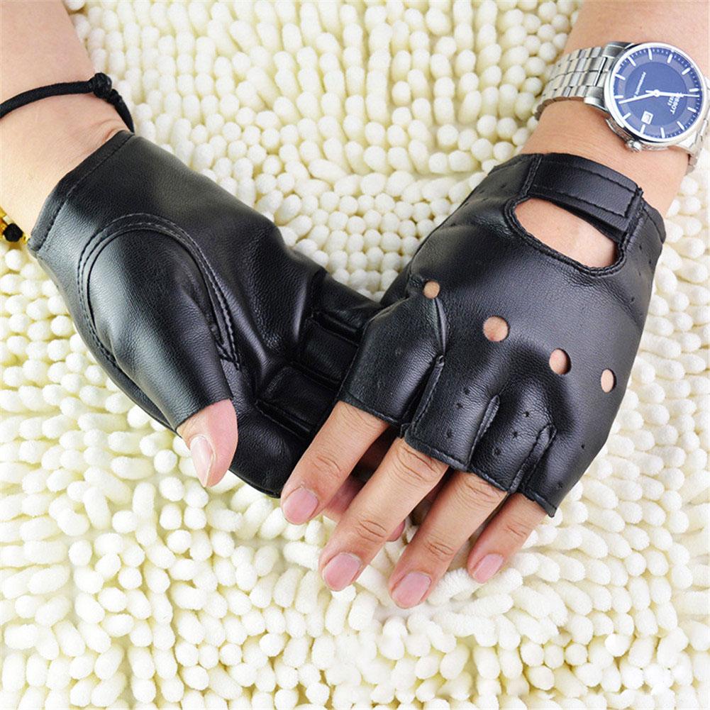 Guantes Unisex de Medio Dedo,  - Leather Driving Glove reseña y precio