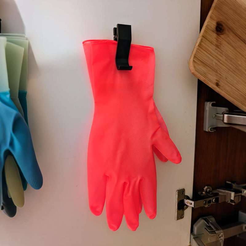 Soporte de pared con abrazader - Rubber Glove Cleaning reseña y precio