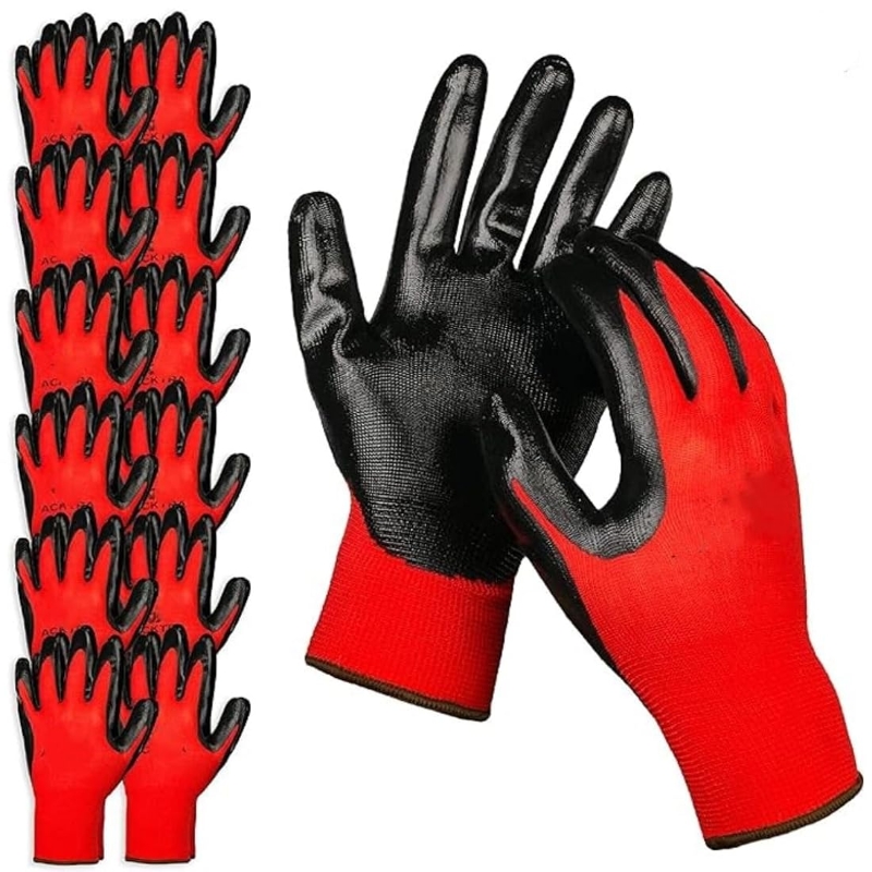 Guantes de trabajo de segurida - Nitrile Mechanic Glove reseña y precio