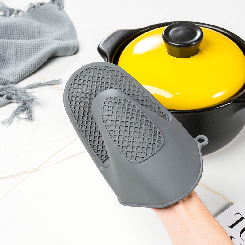 Pinza de silicona gruesa para  - Oven Mitt Silicone reseña y precio
