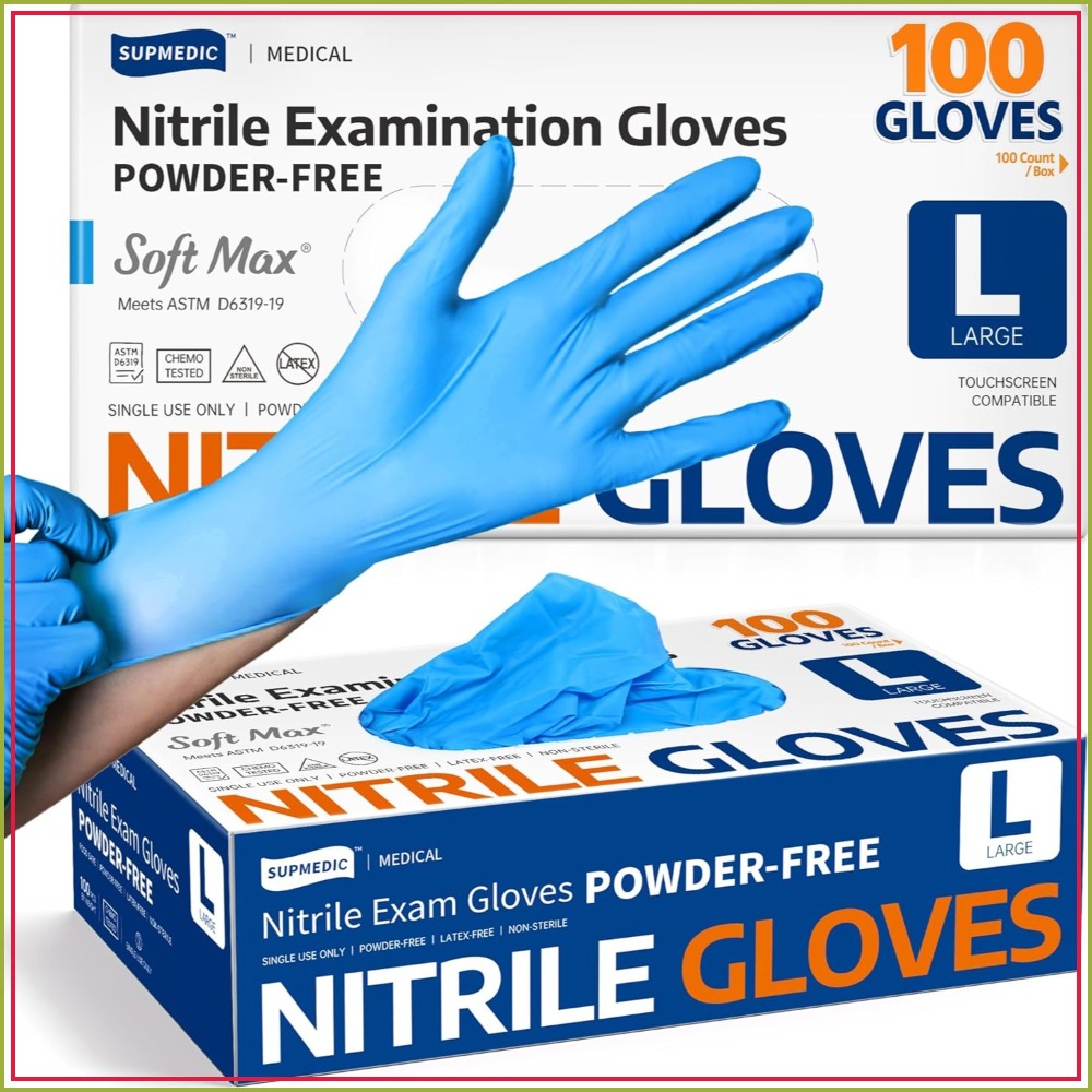 Guantes de Examen Médicos de N - Exam Glove Nitrile reseña y precio