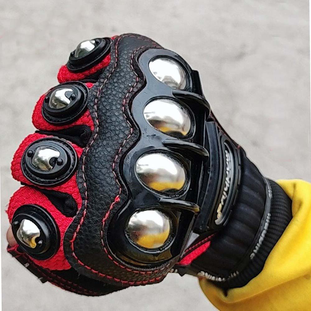 Nudillos de latón para motocic - Motorcycle Glove Knuckle reseña y precio