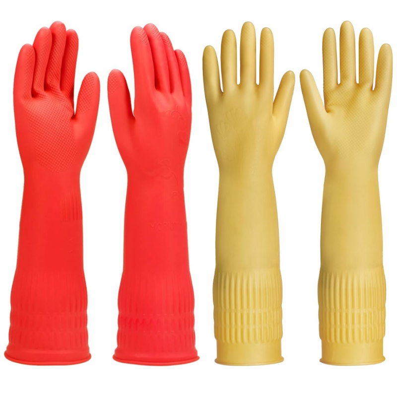 Guantes de limpieza de goma ex - Dish Glove Rubber reseña y precio