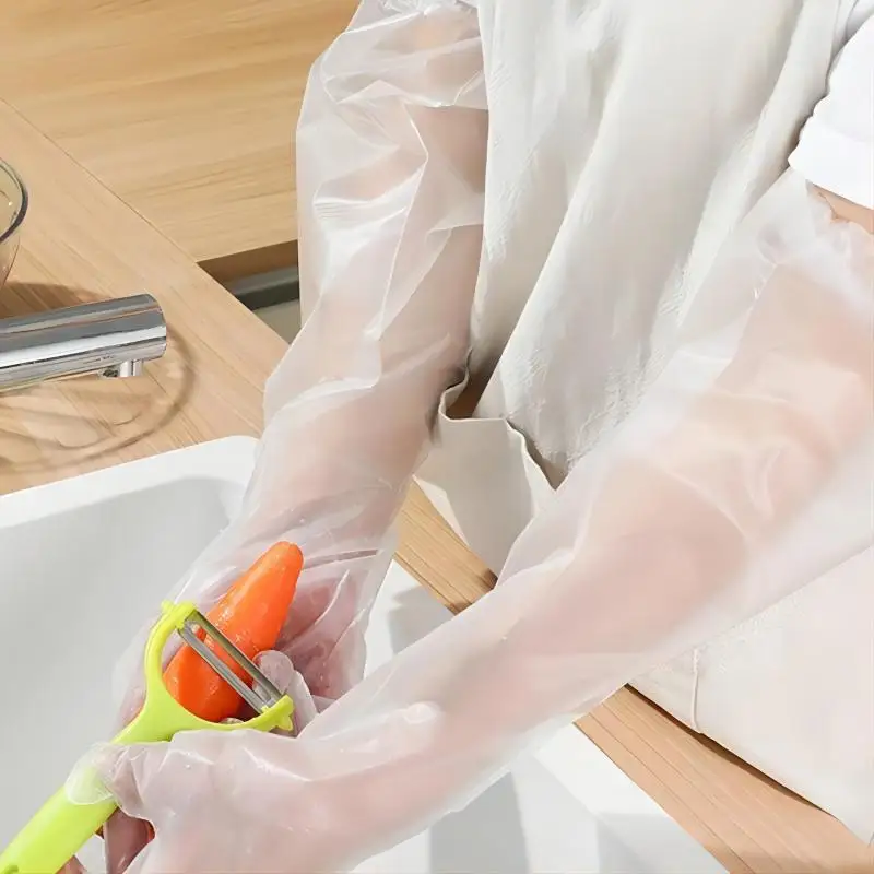 Guantes desechables para prote - Rubber Glove Cleaning reseña y precio