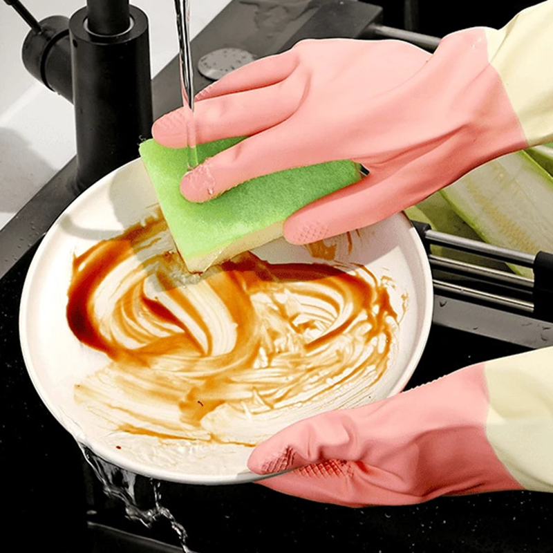 Guantes de cocina gruesos, gua - Dish Glove Rubber reseña y precio