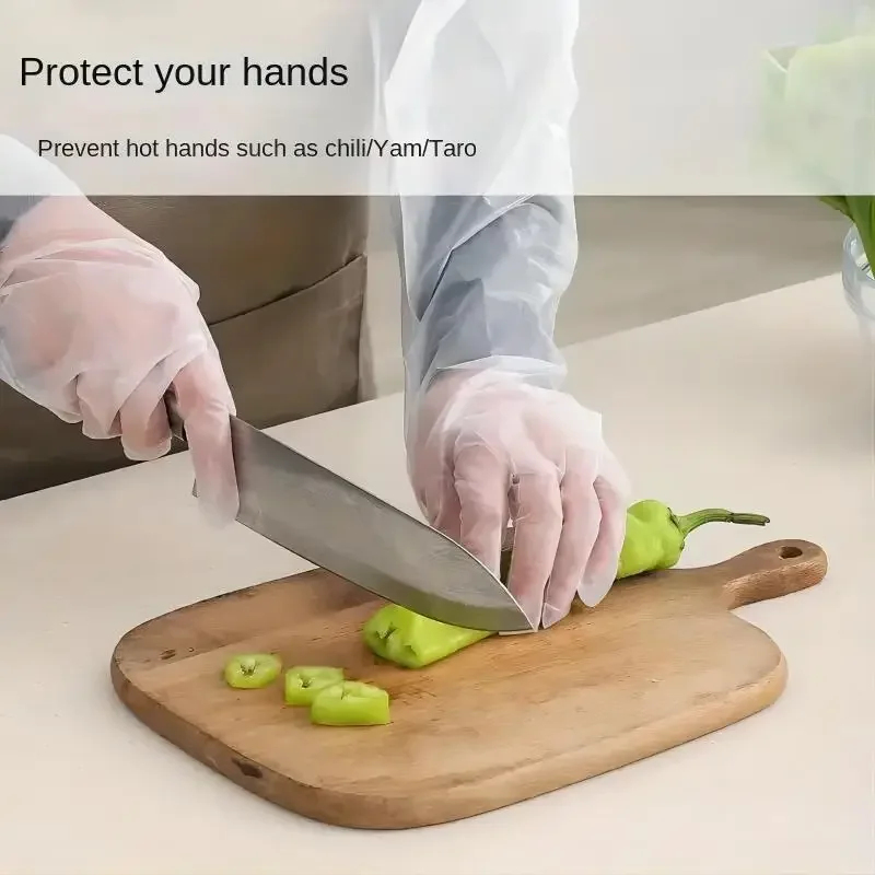 Guantes desechables para prote - Rubber Glove Cleaning reseña y precio