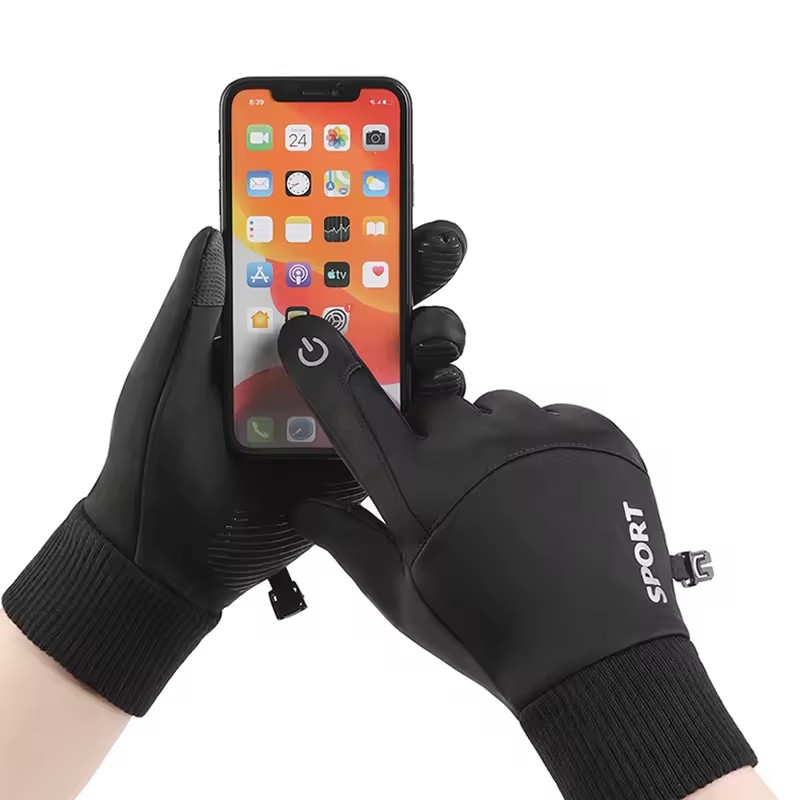 Guantes negros de invierno cál - Ski Glove Waterproof reseña y precio