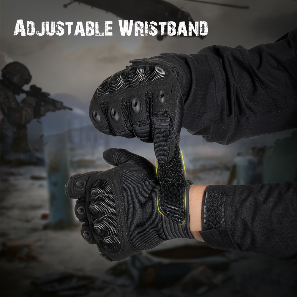 Guantes tácticos de súper fibr - Motorcycle Glove Knuckle reseña y precio
