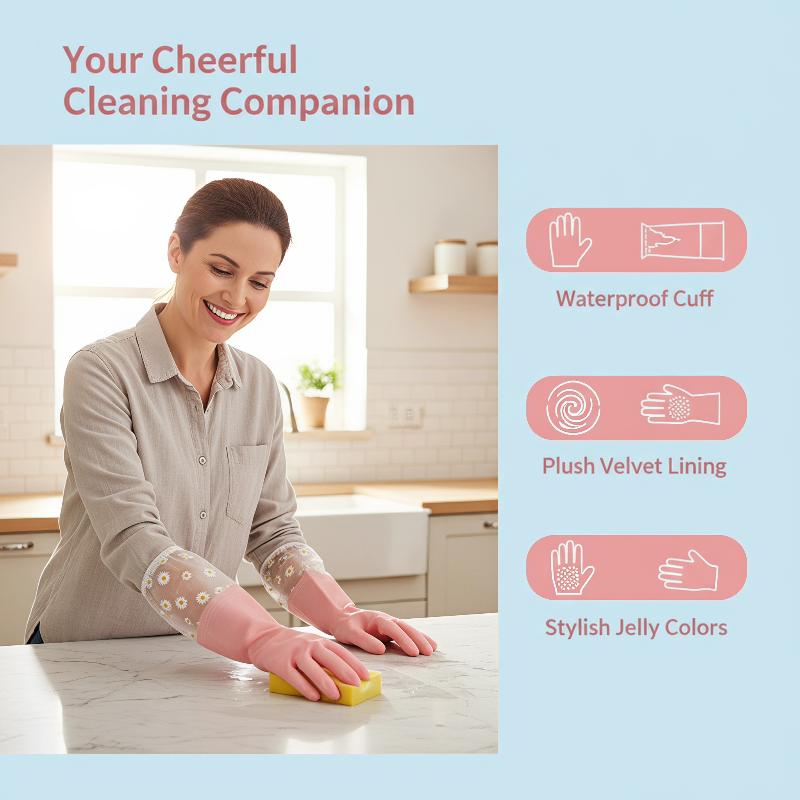 Guantes de Limpieza Impermeabl - Rubber Glove Cleaning reseña y precio
